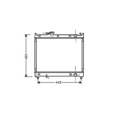 Radiateur de refroidissement moteur pour SUZUKI VITARA 1988-1998, OEM: 1770085C01, Neuf