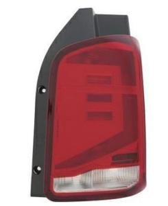 Feu arrière gauche à LED pour VOLKSWAGEN TRANSPORTER T6.1 phase 2, depuis 2019,  blanc et rouge, Mod. 2 portes, Mod. MULTIVAN-CARAVELLE, Neuf