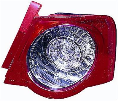 Feu arrière extérieure droit pour VOLKSWAGEN PASSAT B6 2005-2010, Mod. Berline, Led, Rouge Incolore, Neuf