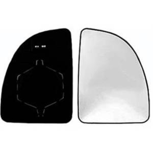 Miroir Glace rétroviseur droit pour CITROËN JUMPER I phase 2, 2002-2006, verre supérieur, à clipser