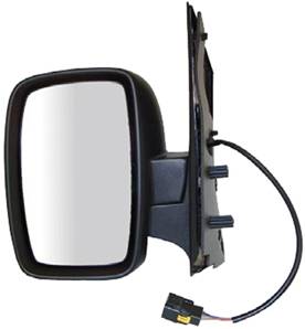 Rétroviseur gauche électrique pour FIAT SCUDO II 2007-2016, (glace simple), dégivrant, noir