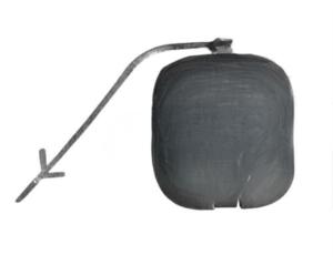 Cache crochet pare chocs arrière pour FIAT PANDA 4X4/NAT. POW. depuis 2013, Neuve à peindre