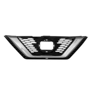 Grille radiateur pour NISSAN QASHQAI II phase 2 depuis 2018, noire, trous radar, Neuve