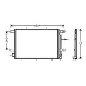 Condenseur de Climatisation pour AUDI A4 III 2004-2007, OEM: 8E0260403J, Neuf