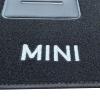 Kit 4 Tapis de sol Auto pour MINI COUNTRYMAN R60, 2010-2017, avec sigle MINI, moquette noire, avec CLIPS, Neuf