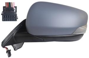 Rétroviseur gauche pour RENAULT KANGO III phase 1 depuis 2021, électrique, chauffant, rabattable électriquement, avec feu, asphérique, 10 broches, BLIS, Neuf