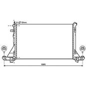 Radiateur de refroidissement moteur pour NISSAN NV400 depuis 2011, OEM: 2140000Q2A, Neuf