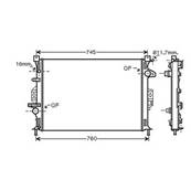 Radiateur de refroidissement moteur pour FORD MONDEO III ph.1 2007-2010, OEM: 1778038, Neuf