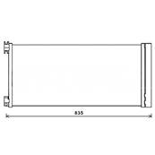 Condenseur de Climatisation pour OPEL VIVARO II 2014-2019, OEM: 93868375, Neuf