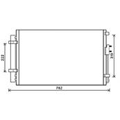 Condenseur de Climatisation pour HYUNDAI SANTA FE II ph.2 2010-2012, OEM: 976062W500, Neuf