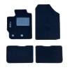 Kit 4 Tapis de sol Auto pour TOYOTA YARIS 2005 à 2011, sigle YARIS, moquette noire et clips, Neuf