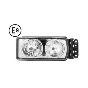 Phare avant droit pour IVECO EUROCARGO TECTOR MY2008 75-120 depuis 2012, manuel, sans ampoule (H7-H7),  homologué E9, Neuf