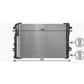 Condenseur de Climatisation pour MERCEDES CLASSE B ph.1 2011-2014 (T246), OEM: 2465000054, Neuf