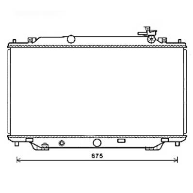 Radiateur de refroidissement moteur pour MAZDA CX-3 depuis 2016, OEM: S55215200, Neuf