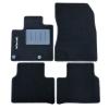 Kit 4 Tapis de sol Auto pour NISSAN QASHQAI, depuis 2021, avec sigle QASHQAI, moquette noire, avec CLIPS, Neuf