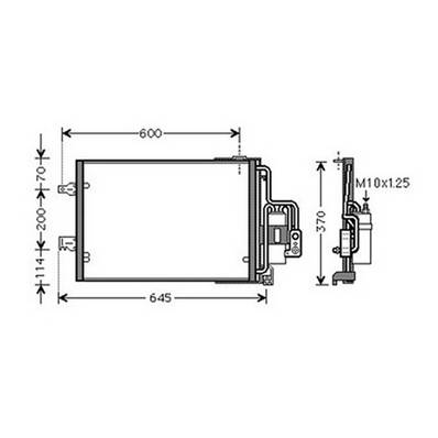 Condenseur de Climatisation pour OPEL CORSA C ph.2 2003-2006, OEM: 93183711, Neuf