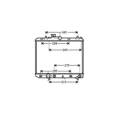 Radiateur de refroidissement moteur pour OPEL MERIVA A ph.1 2003-2006, OEM: 13148295, Neuf