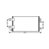 Condenseur de Climatisation pour RENAULT MASTER II ph.2 2003-2010, OEM: 2765000Q0B, Neuf