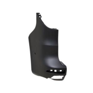 Crosse gauche pare-chocs arrière pour RENAULT KANGOO III phase 1 depuis 2021, noire gaufrée, avec 1 trou PDC, Mod. VAN, Neuf