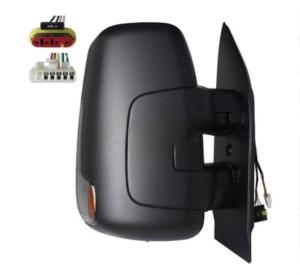 Rétroviseur droit èlectrique pour IVECO DAILY, 2019-2023,dègivrant, noir, bras court, 7 pin, avec clignotant fumé , Neuf