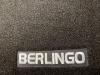 Kit 4 Tapis de sol Auto pour CITROËN BERLINGO VP/FOURGON III depuis 11/2019 (MY2020), avec sigle BERLINGO, moquette noire et clips ovale, Neuf