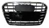 Grille centrale arrière pour AUDI A6 IV ph. 2, 2014-2018, chromée noir, Neuf