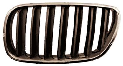 Grille de radiateur gauche pour BMW X3 E83 2006-2010, chromé titane grise foncé, Neuve