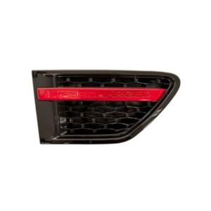 Grille aile avant droite pour LAND ROVER RANGE ROVER SPORT LR322 2010-2013, noire/rouge, modèle Autobiography - Design Exclusive, Neuve