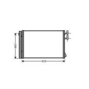 Condenseur de Climatisation pour BMW Serie 3 E90-E91 2008-2012, OEM: 64539229022, Neuf