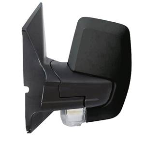 Rétroviseur gauche manuel pour FORD TRANSIT CUSTOM 2012-2018, feu clignotant, noir, Neuf