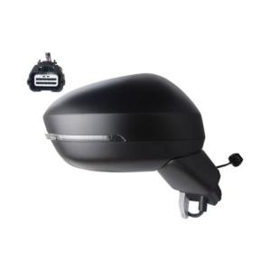 Rétroviseur droit pour NISSAN JUKE II depuis 2019, électrique, avec clignotant à LED, convexe/chromé, 5 PIN, MOD. VISIA/ACENTA, coque à peindre, Neuf