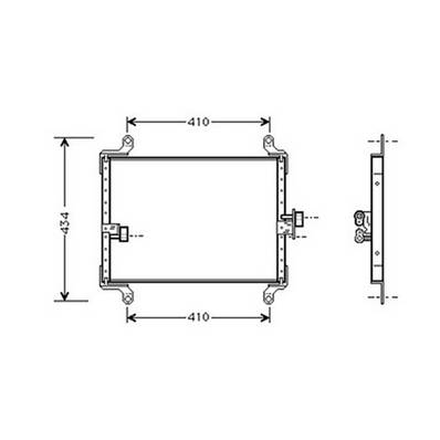 Condenseur de Climatisation pour PEUGEOT BOXER I ph.1 1994-2002, OEM: 13128570, Neuf