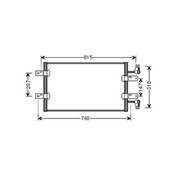Condenseur de Climatisation pour RENAULT TRAFIC II ph.2 2006-2014, OEM: 8200465489, Neuf