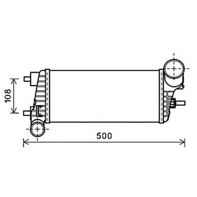 Intercooler pour FORD FOCUS III ph.1 2011-2014, OEM: 1778294, Neuf