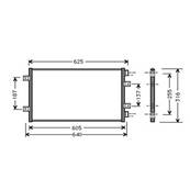 Condenseur de Climatisation pour FIAT PUNTO II ph.1 1999-2003, OEM: 46799862, Neuf