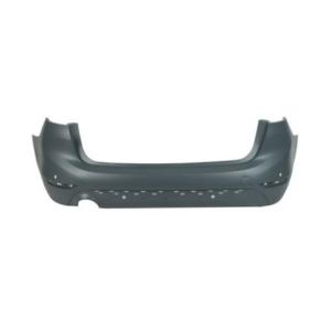 Pare-chocs arrière BMW SÉRIE 2 F45/F46 ACTIVE TOURER 2014-2017, avec trous capteurs +supports, trous moulure, sortie échappement simple à gauche, Mod. GRANDTOURER SPORTLINE/LUXURYLINE, Neuf à peindre