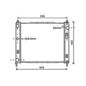 Radiateur de refroidissement moteur pour NISSAN JUKE I ph.1 2010-2014, OEM: 214101FE0A, Neuf
