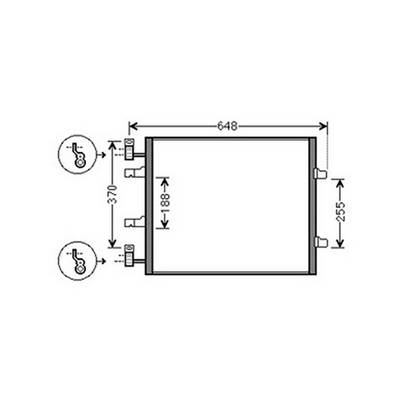 Condenseur de Climatisation pour RENAULT TRAFIC II ph.2 2006-2014, OEM: 8200411148, Neuf