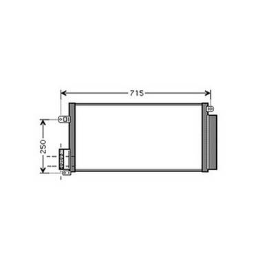 Condenseur de Climatisation pour FIAT BRAVO depuis 2007, OEM: 95514601, Neuf