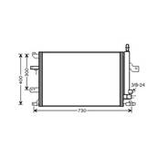 Condenseur de Climatisation pour VOLVO V70 II 2000-2004, OEM: 30781281, Neuf