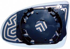 Miroir Glace rétroviseur droit pour AUDI A2 depuis 2000, dégivrant, asphérique, chromé, Neuf