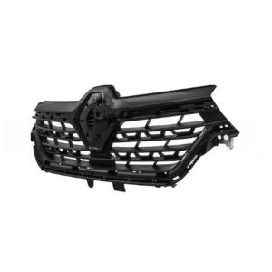 Grille de calandre pour RENAULT KANGOO III phase 1 depuis 2021, noire gaufrée, baguette noire brillante, trous pour profil, Mod. Multispace, Neuve