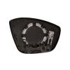 Verre de rétroviseur gauche pour PEUGEOT 208 II phase 2 depuis 2023, convexe, dégivrant, chromé, Neuf