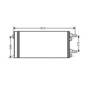 Condenseur de Climatisation pour FIAT DUCATO III ph.1 2006-2014, OEM: 0001391281080, Neuf