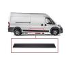 Moulure baguette centrale sur porte latérale droite pour FIAT DUCATO III phase 1, 2006-2014, châssis moyen-long, Noire, 140cm, Neuve