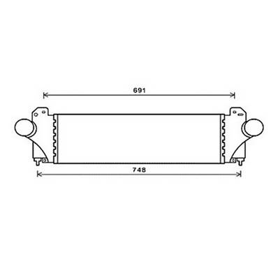 Intercooler pour IVECO DAILY 2011-2014, OEM: 5801526779, Neuf