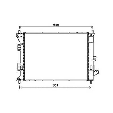 Radiateur de refroidissement moteur pour KIA CEE'D 2012-2015, OEM: 253103X011, Neuf