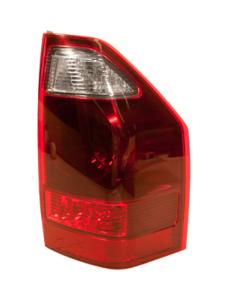 Feu arrière droit pour MITSUBISHI PAJERO III phase 2, 2003-2009, Rouge et blanc, Neuf