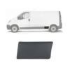 Moulure bouchon latérale sur aile arrière gauche pour RENAULT TRAFIC II phase 2, 2006-2014, Grise foncé, châssis long, Neuve