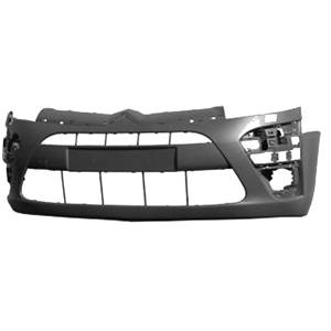 Pare chocs avant pour CITROËN C4 PICASSO I phase 2, 2010-2013, trous lave phares, 2 trous PDC, Neuf à peindre